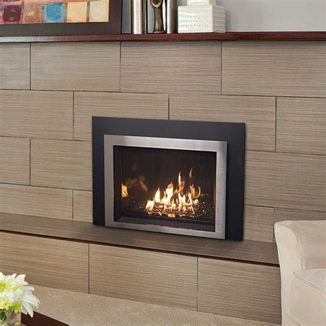 gas fireplace heater with blower unit